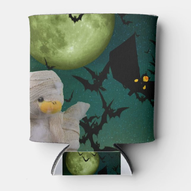 Porta-lata Mamãe, Bat & Moon Halloween (Frente)