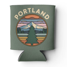 Manga Circular de Design de Portland para Lata