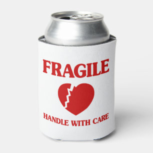 Porta-lata Manipulação Cardíaca Frágil Com Cuidado