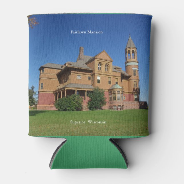 Porta-lata Mansão de Fairlawn pode resfriar (Frente)