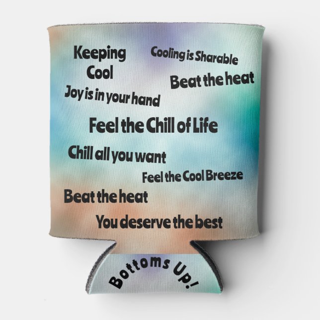 Porta-lata Mantendo o resfriador (Frente)