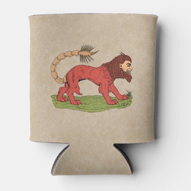 Porta-lata Manticore (Frente)