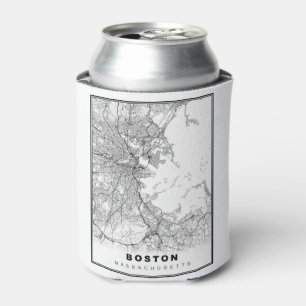 Porta-lata Mapa de Boston