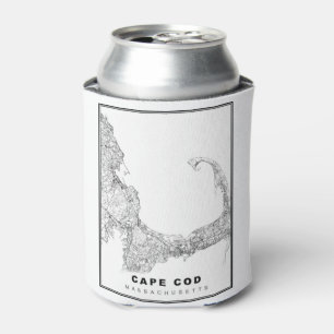 Porta-lata Mapa de Cape Cod