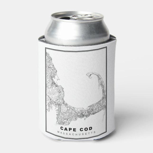Porta-lata Mapa de Cape Cod (Can Front)