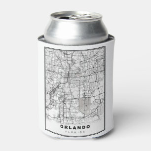 Porta-lata Mapa de Orlando