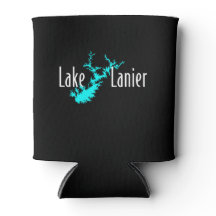 Mapa do Lago Lanier Geórgia Navegação e Pesca