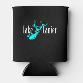 Porta-lata Mapa do Lago Lanier Geórgia Navegação e Pesca