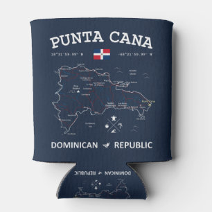 Porta-lata Mapa do Punta Cana