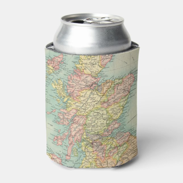 Porta-lata Mapa político das Ilhas Britânicas (Can Front)