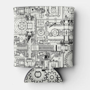 Porta-lata Máquinas Técnicas Sem Costura.