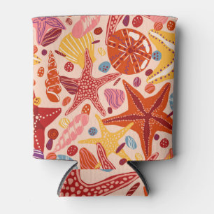 Porta-lata Mar de Verão escandinavo: Padrão de Starfish
