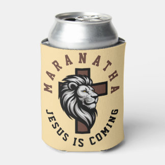 Porta-lata Maranata Jesus está vindo