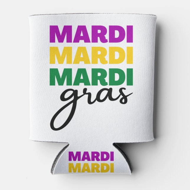 Porta-lata Mardi Gras (Frente)