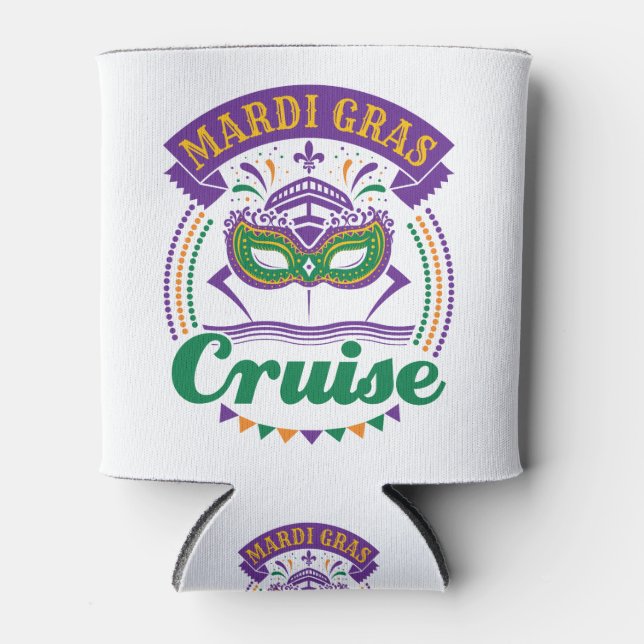 Porta-lata Mardi Gras Cruise (Frente)