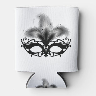 Porta-lata Mardi Gras Mask New Orleans Quarteto Francês Loui
