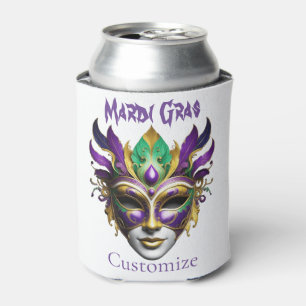 Porta-lata Mardi Gras Mask Thunder_Cove
