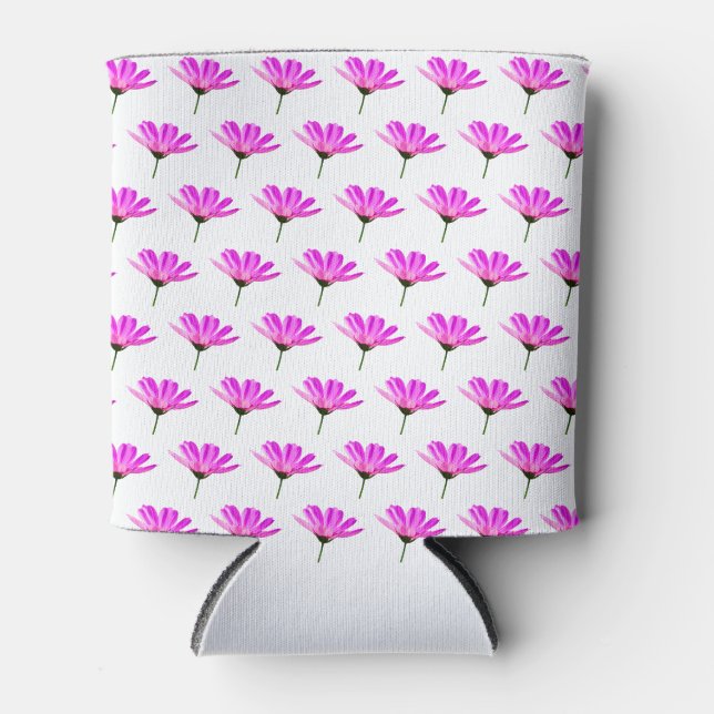 Porta-lata Margarida Rosa (Frente)