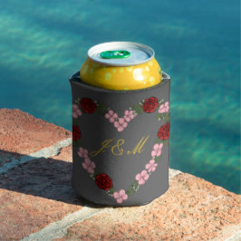 Porta-lata mariage gris