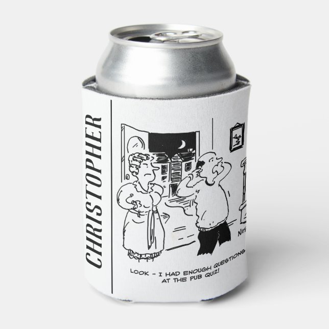 Porta-lata Marido não quer questionar (Can Front)