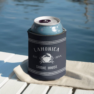 Porta-lata Marinho Rustic Crab Personalized ShorHouse