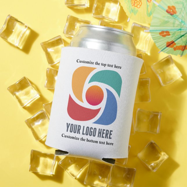 Porta-lata Marketing Personalizado Para Adicionar Seu Logotip (Verão in situ)