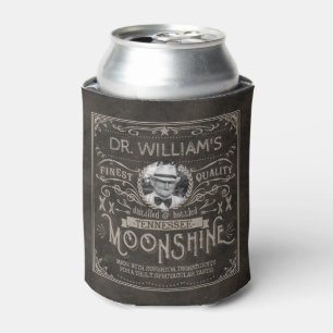Porta-lata Marrom Personalizado para Medicina de Monshine Vin