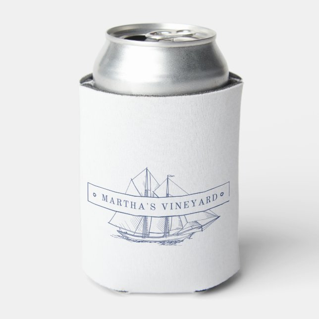 Porta-lata Martha's Vineyard Can Cooler (Can Front)