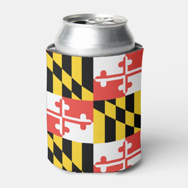 Porta-lata Maryland Flag Can Cooler (Can Front)