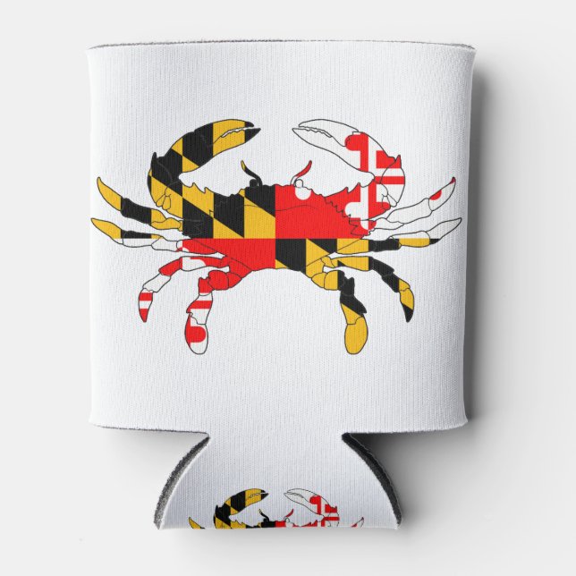 Porta-lata Maryland Flag Crab (Frente)