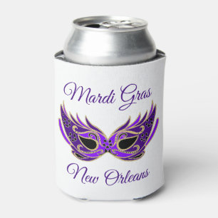 Porta-lata Máscara de Nova Orleães do carnaval