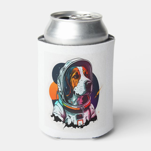 Porta-lata Mascote de Cachorro Astronout (Can Front)