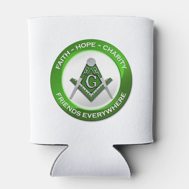 Porta-lata Masonic Cooler Verde (Traseira)