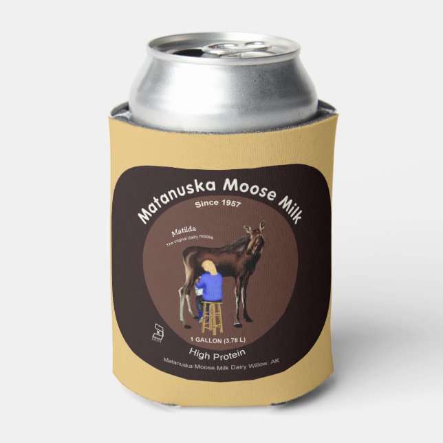Porta-lata Matanuska Moose Milk (Can Front)