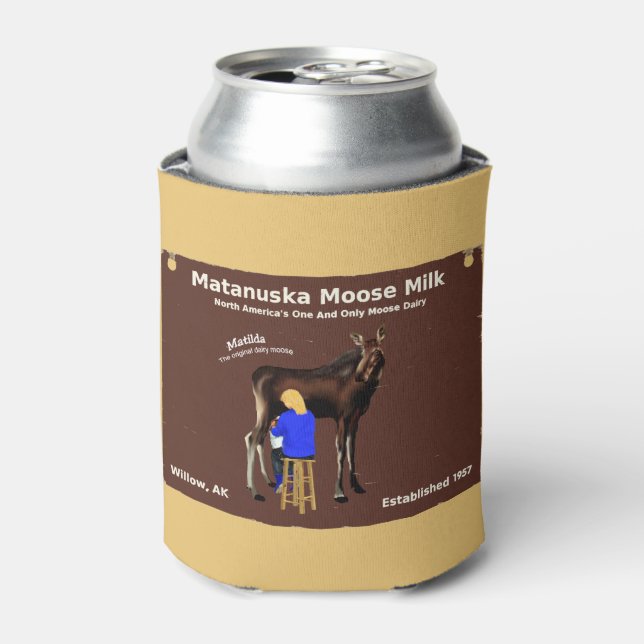 Porta-lata Matanuska Moose Milk (Can Front)