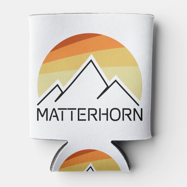 Porta-lata Matterhorn Suiça Itália Retro (Frente)