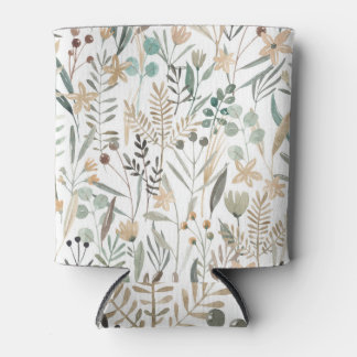 Porta-lata Meadow Wildflower: Watercolor Charm.