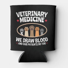 Porta-lata Medicina Veterinária Nós Desenhar Sangue Engraçado