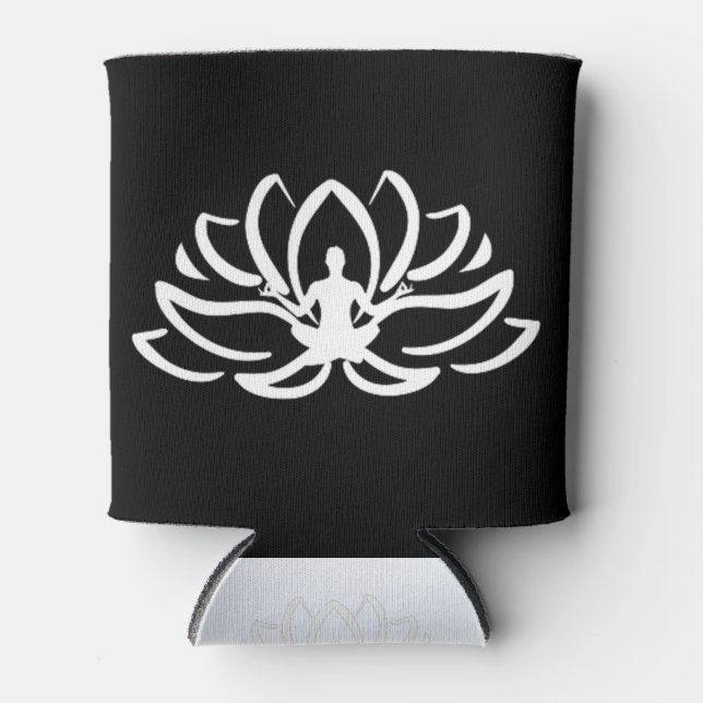 Porta-lata Meditação Yoga Lotus (Frente)