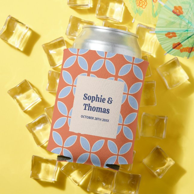 Porta-lata Meio século Retro Wedding (Verão in situ)