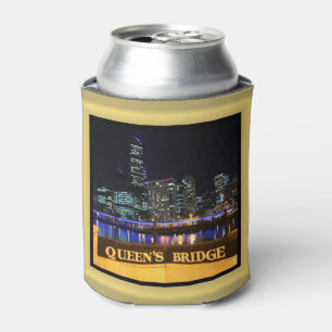 Porta-lata Melbourne City Lights Queen's Bridge Souvenir