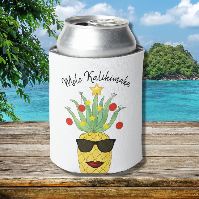 Porta-lata Mele Kalikimaka Pineapple (Criador carregado)