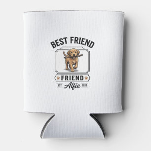 Porta-lata Melhor Amigo Alfie Design Vintage Amante de Cães_1