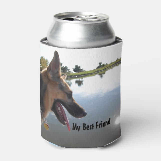 Porta-lata Melhor amigo do german shepherd (Can Front)