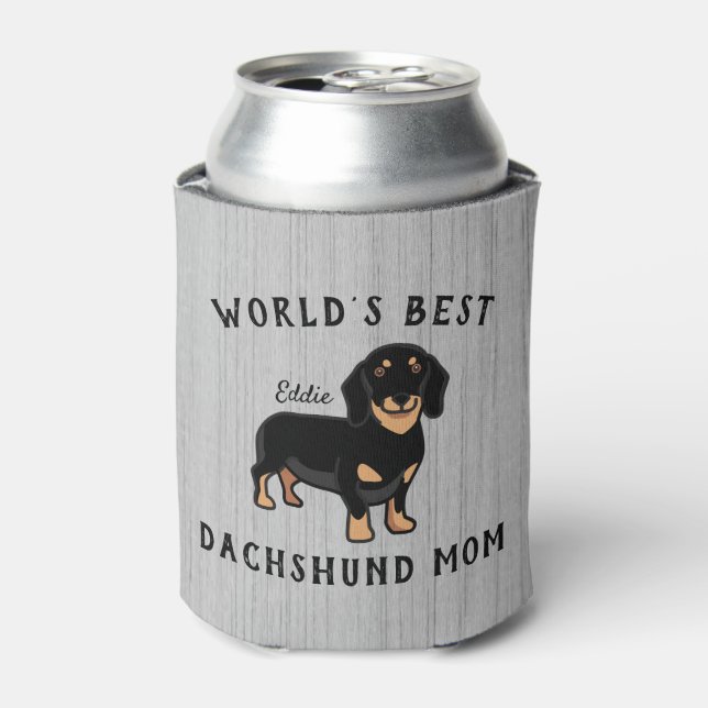 Porta-lata Melhor Dachshund Mãe Nome Personalizado Russo de C (Can Front)