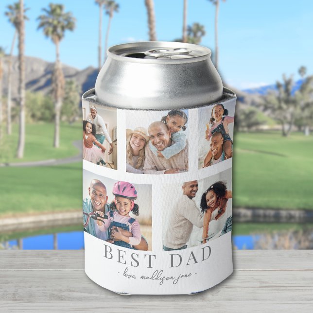 Porta-lata Melhor Foto de Papai (Best Dad Photo Can Cooler)