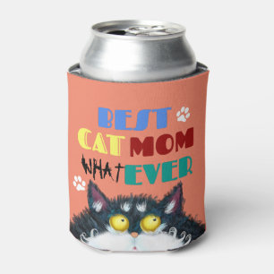 Porta-lata Melhor Gato Mãe Sempre Rumpy gato Engraçado Text