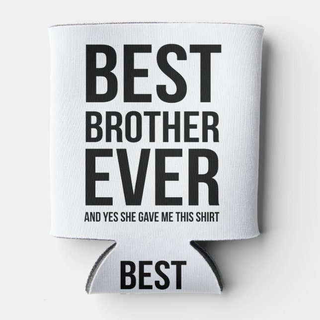 Porta-lata melhor irmão de sempre (Frente)