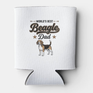 Porta-lata Melhor Pai de Beagle do Mundo Cachorro Vintage