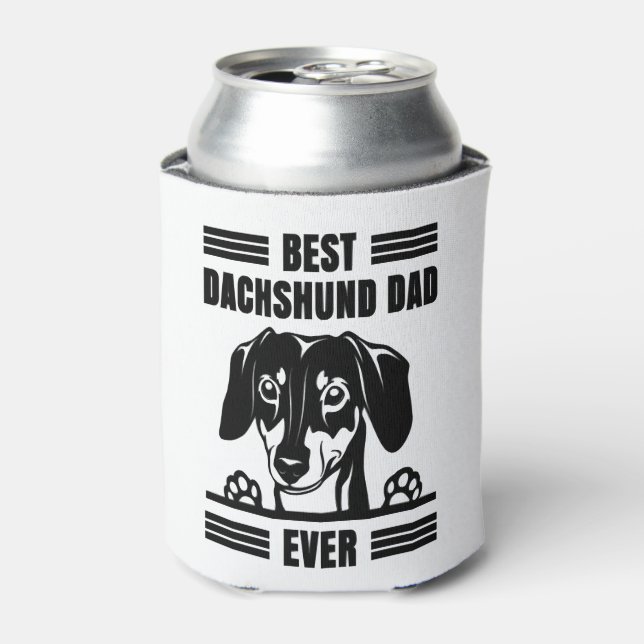 Porta-lata Melhor Pai De Dachshund Nunca (Can Front)